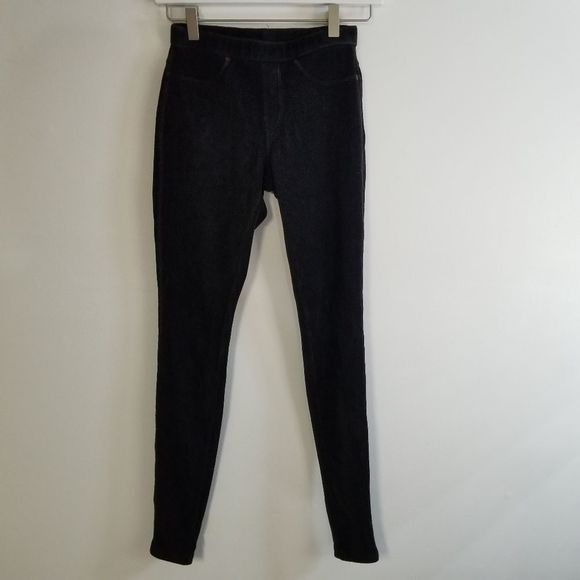 Hue XS stretchy Black corduroy pants - Picture 1 of 11